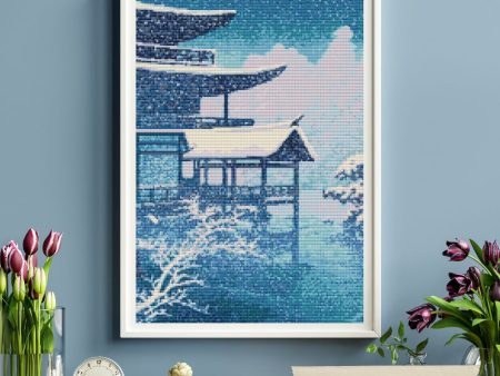 Snow on Lake Cross Stitch Kit Online Hot Sale