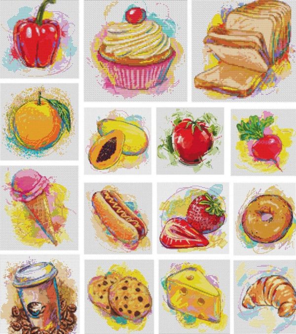 Yummy Cupcake Cross Stitch Kit Hot on Sale