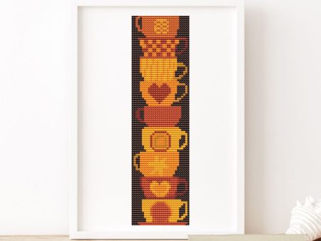 Stack of Cups Bookmark Cross Stitch Kit Discount