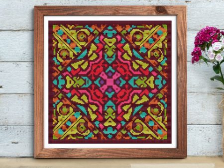 Joy Mandala Cross Stitch Kit Online now