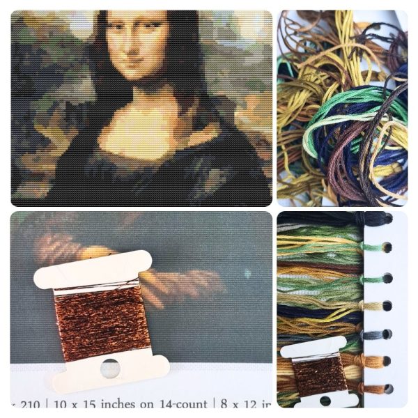 Mona Lisa Cross Stitch Kit For Cheap