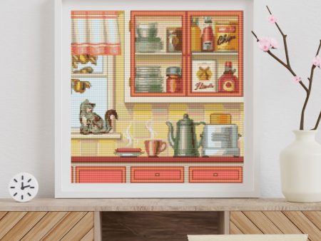 In The Kitchen Cross Stitch Kit For Discount