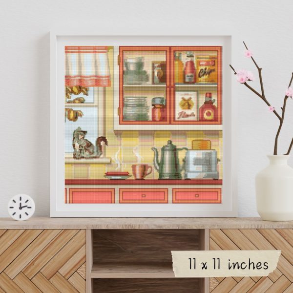 In The Kitchen Cross Stitch Kit For Discount