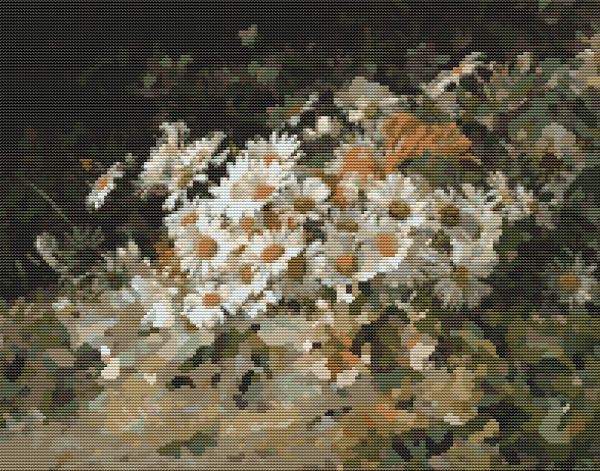 Wild Flowers Cross Stitch Kit Fashion