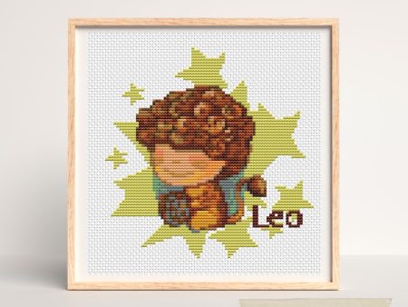 Leo Cross Stitch Pattern Supply