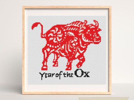 Year of the Ox Cross Stitch Pattern Online Sale