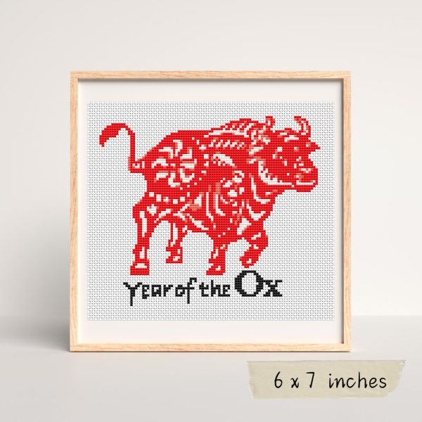 Year of the Ox Cross Stitch Pattern Online Sale