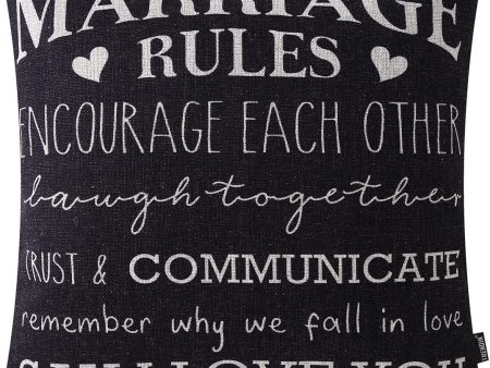 Marriage Rules Pillow Supply