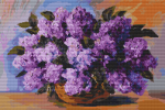 Lilacs in a Vase Cross Stitch Kit Hot on Sale