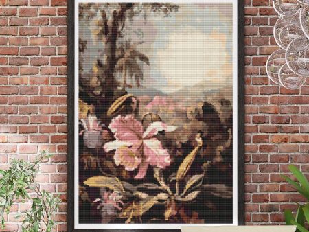 Orchids and Passion Flowers Cross Stitch Kit Online Hot Sale