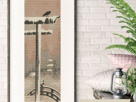 Torii and Crow in the Snow Cross Stitch Kit on Sale