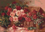 Floral Still Life Cross Stitch Pattern Hot on Sale