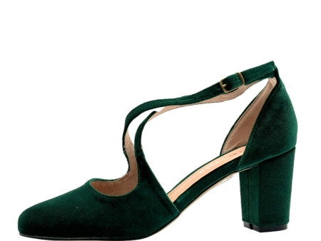 Oren Velvet Mary Jane Heels Online