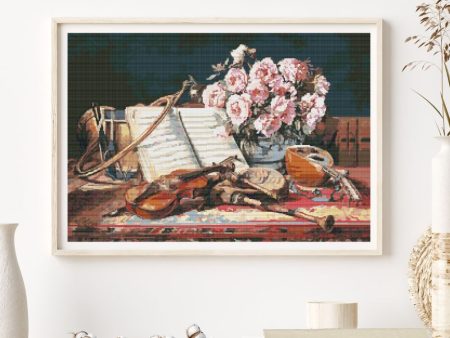 Musical Still Life Cross Stitch Kit Online