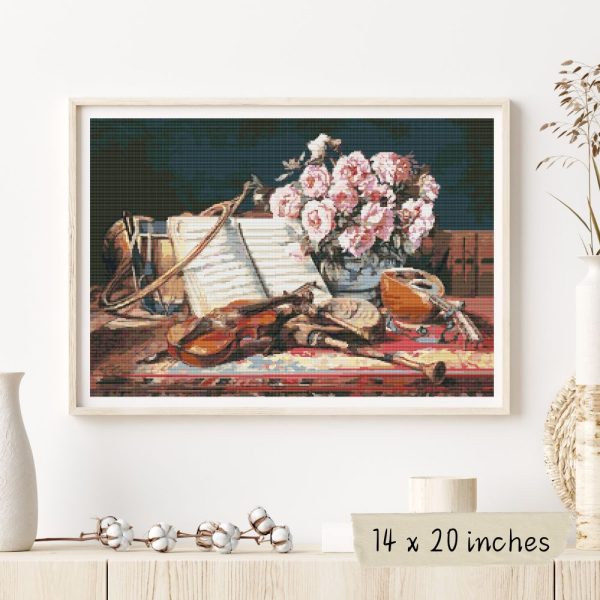 Musical Still Life Cross Stitch Kit Online