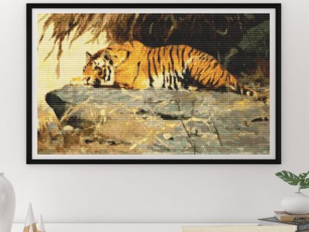 Tiger Cross Stitch Kit Supply