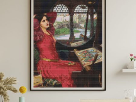 I am Half Sick of Shadows said The Lady of Shalott Cross Stitch Kit Cheap