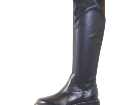 Fiona Lug-Sole Tall Boots Hot on Sale