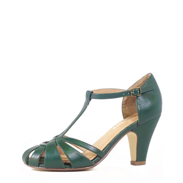 Sergi T-Strap Heels Discount