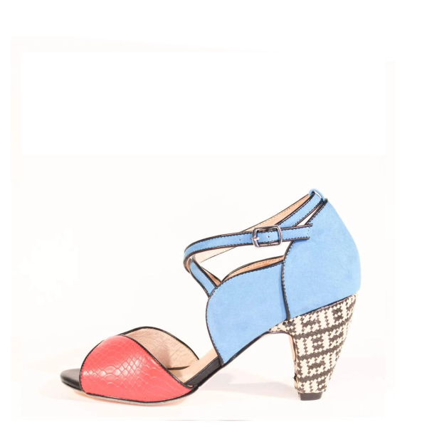 Nelly Colorblock Heels Sale