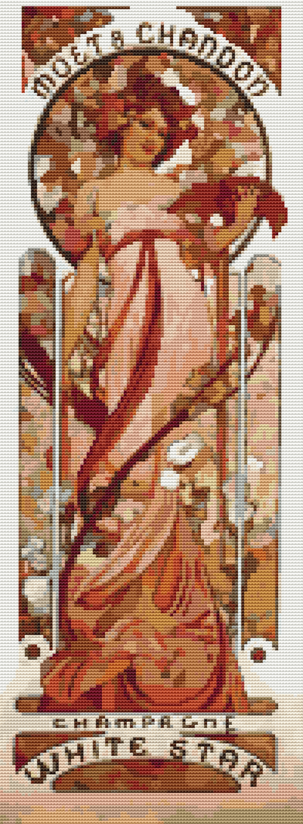 White Star Cross Stitch Kit Hot on Sale