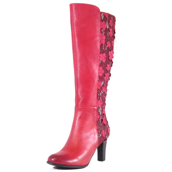 Geller Floral Lace Boots on Sale