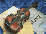 A Still Life With Violin Cross Stitch Kit For Discount