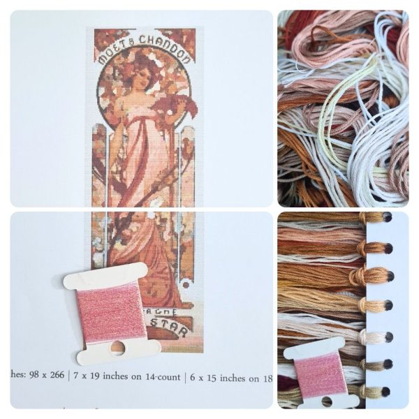 White Star Cross Stitch Kit Hot on Sale