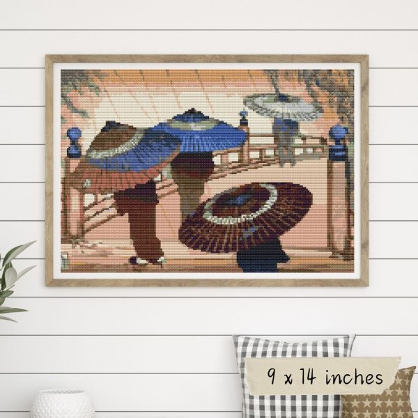 Rain Blossoms Cross Stitch Kit Sale