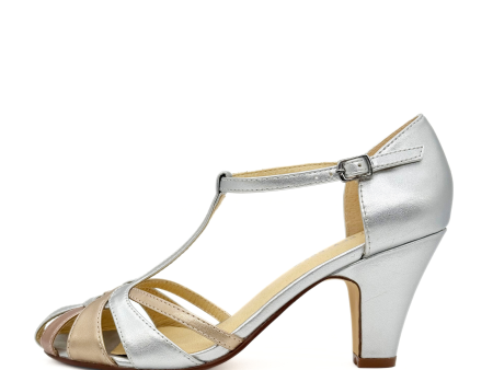 Sergi T-Strap Heels Discount