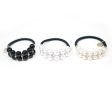 Double Pearl Ball Ponytail Holder Fashion