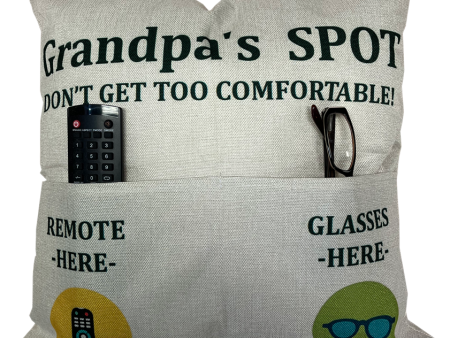 Grandpa s Spot Pillow Hot on Sale