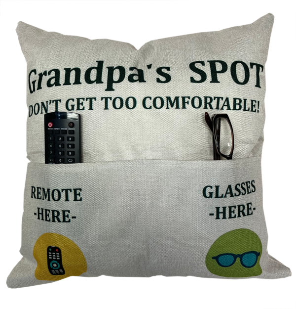 Grandpa s Spot Pillow Hot on Sale