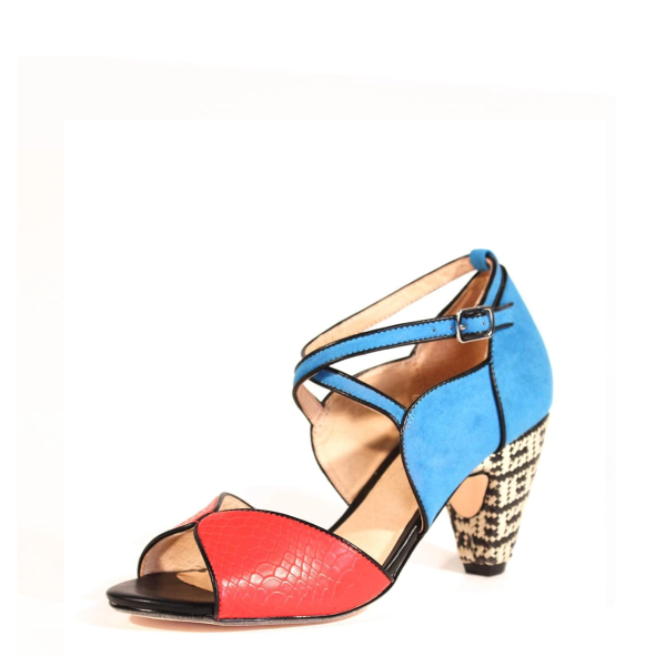 Nelly Colorblock Heels Sale