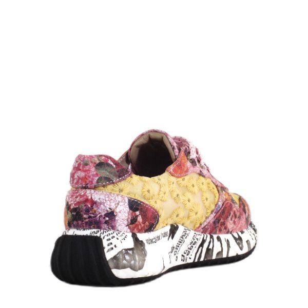 Pinky Floral Dad Sneakers Discount