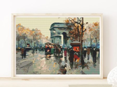 Arc de Triomphe Cross Stitch Kit Sale