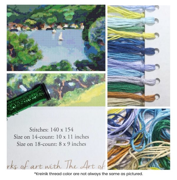 View of Tegernsee Cross Stitch Kit Sale