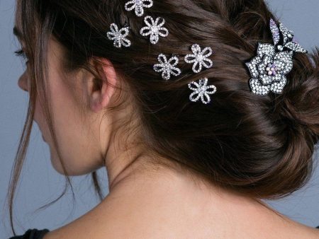 Mini Flower Magnetic Barrette Hot on Sale