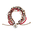 Garnet Journey Heart Bracelet Hot on Sale