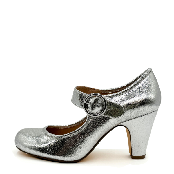 Madeline Metallic Mary Jane Heels For Sale