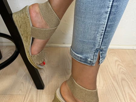 Carolina Linen Sandal on Sale