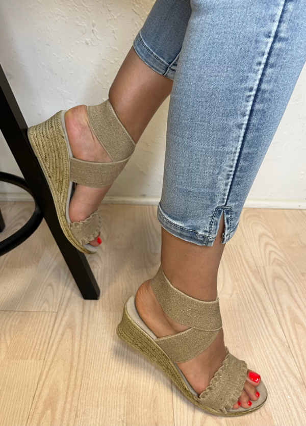 Carolina Linen Sandal on Sale