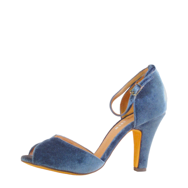 Lola Velvet Heels Online Sale