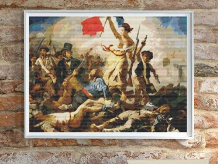 Liberty Leading the People Cross Stitch Kit For Cheap