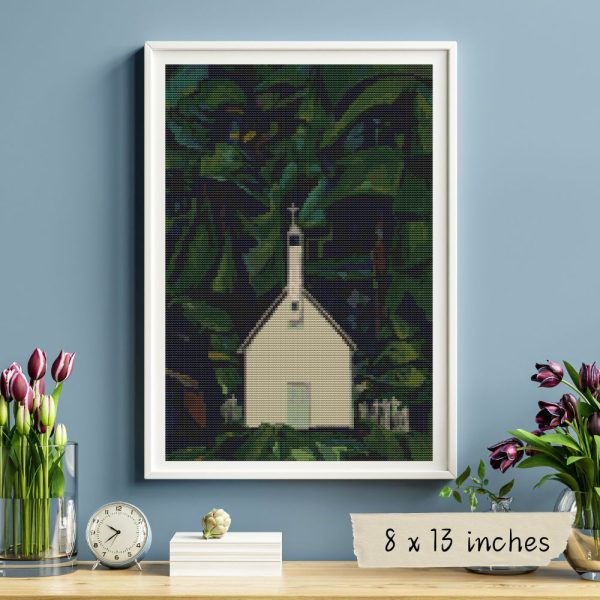 Indian Church Cross Stitch Kit For Discount