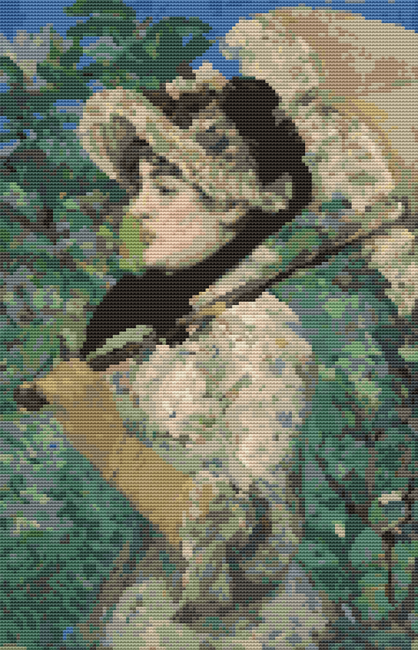 Jeanne Cross Stitch Kit For Discount