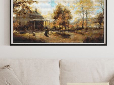 An October Day Cross Stitch Kit Cheap