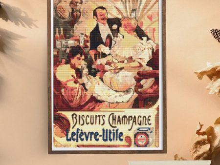 Biscuits Champagne-Lefèvre-Utile Cross Stitch Kit Online Hot Sale