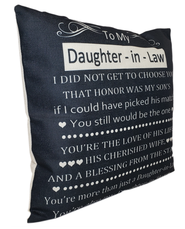 Daughter-In-Law Pillow Fashion