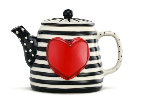 Striped Ceramic Teapot Online